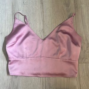 Abercrombie satin tank top